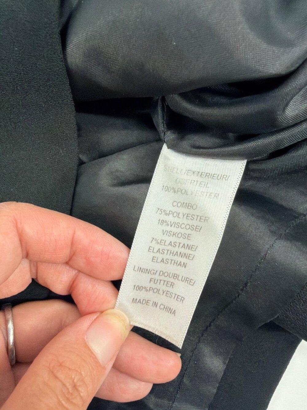 Adrianna Papell Womens Black Pencil Skirt Classic Womens Size 6 Career Neutral - Picture 4 of 7